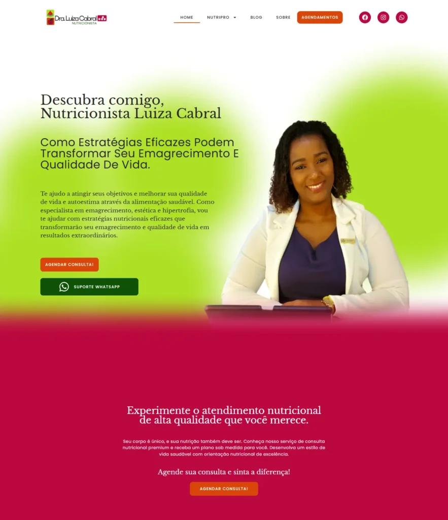 Projeto 3EC Digital luizacabralnutri.com.br